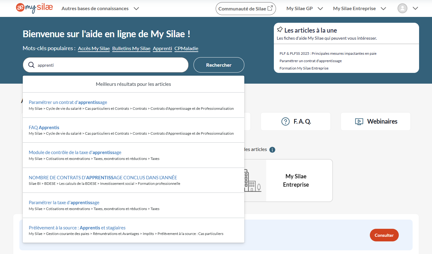 D Couvrez Comment Utiliser Notre Nouvelle Aide En Ligne My Silae